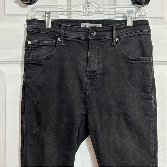 Zara Slim Fit Black Jeans - Picture 9 of 12